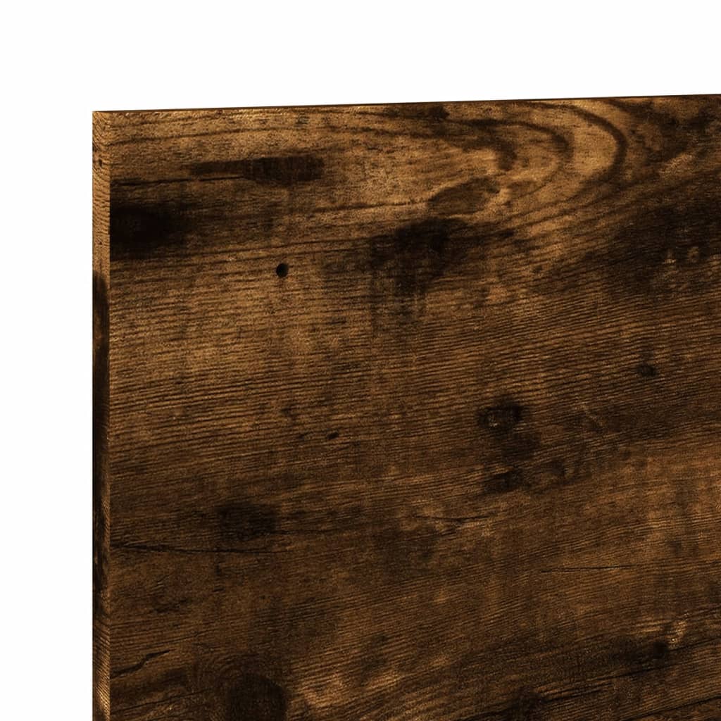 Wall cabinet 100x16.5x30 cm smoked oak wood material