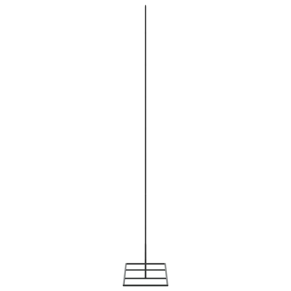 Metall-Weihnachtsbaum für Dekorationen Schwarz 150 cm
