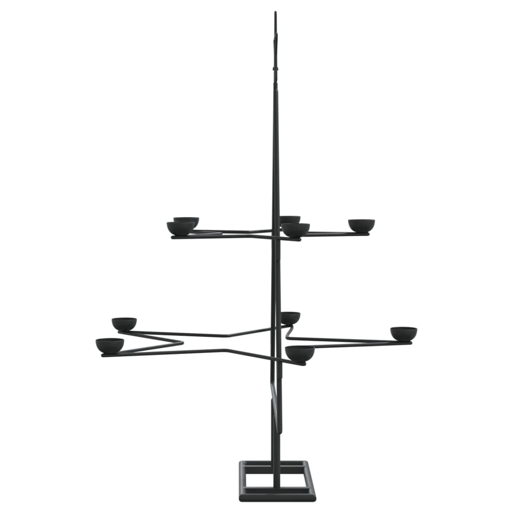 Metal Christmas tree for decorating Black 75 cm