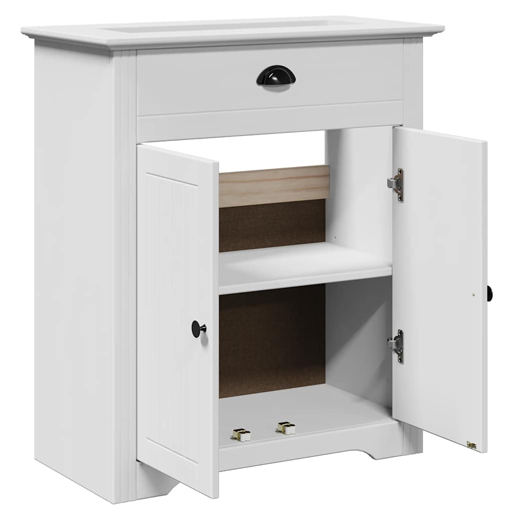 Meuble sous vasque BODO blanc 70x35x80 cm