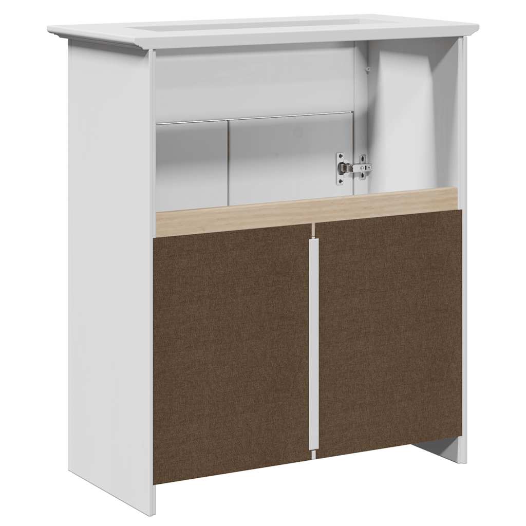 Meuble sous vasque BODO blanc 70x35x80 cm