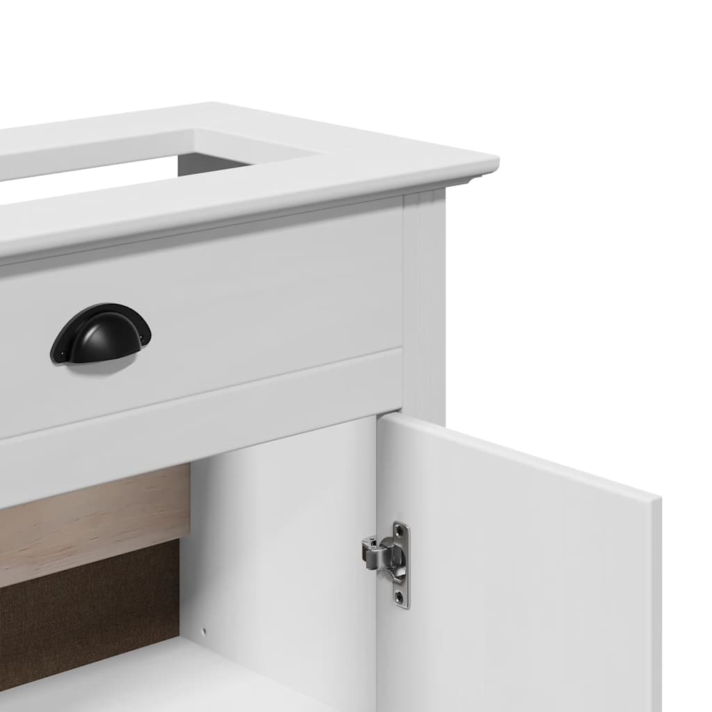 Meuble sous vasque BODO blanc 70x35x80 cm