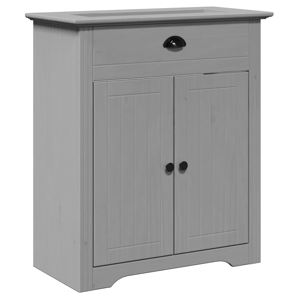 Meuble sous vasque BODO Gris 70x35x80 cm