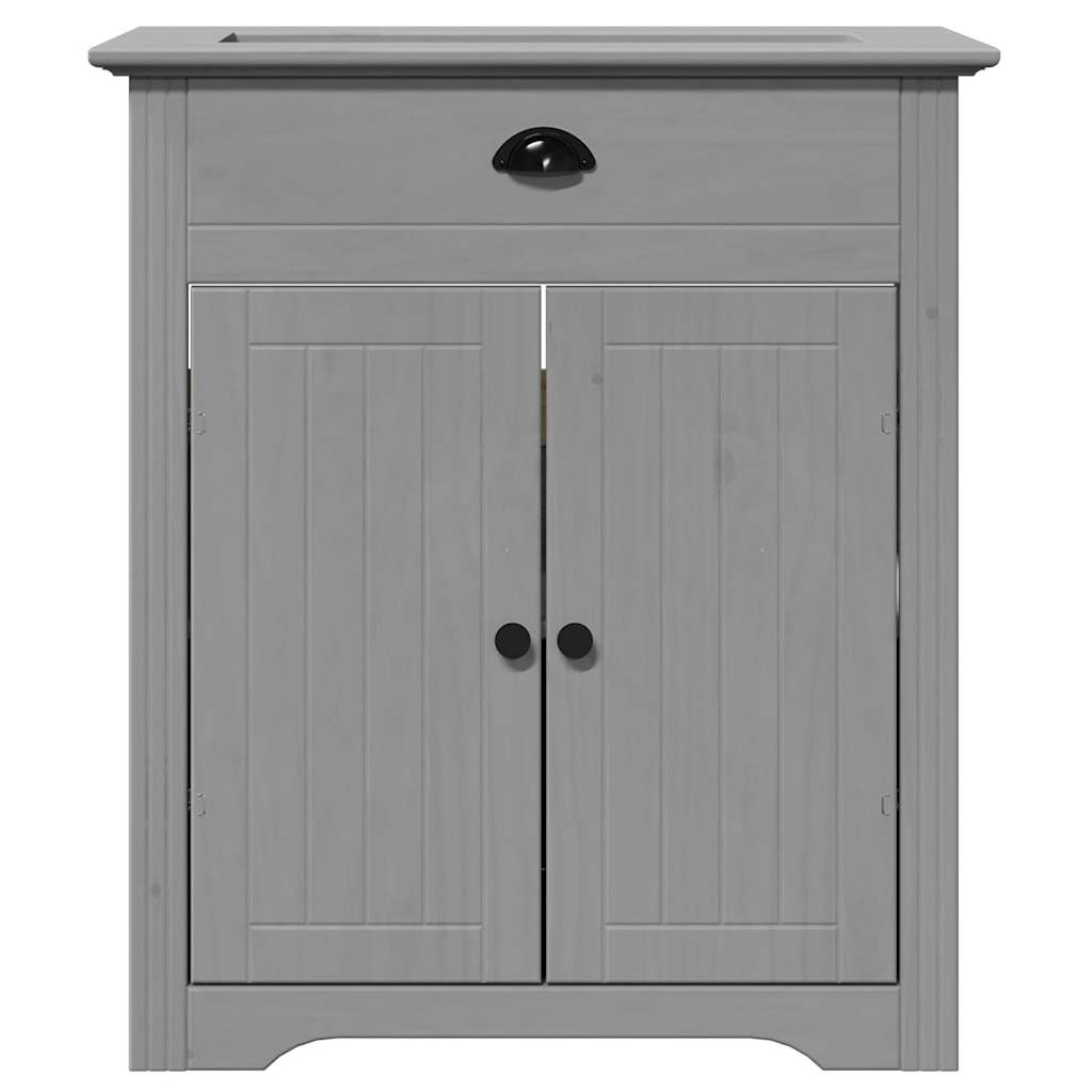 Meuble sous vasque BODO Gris 70x35x80 cm