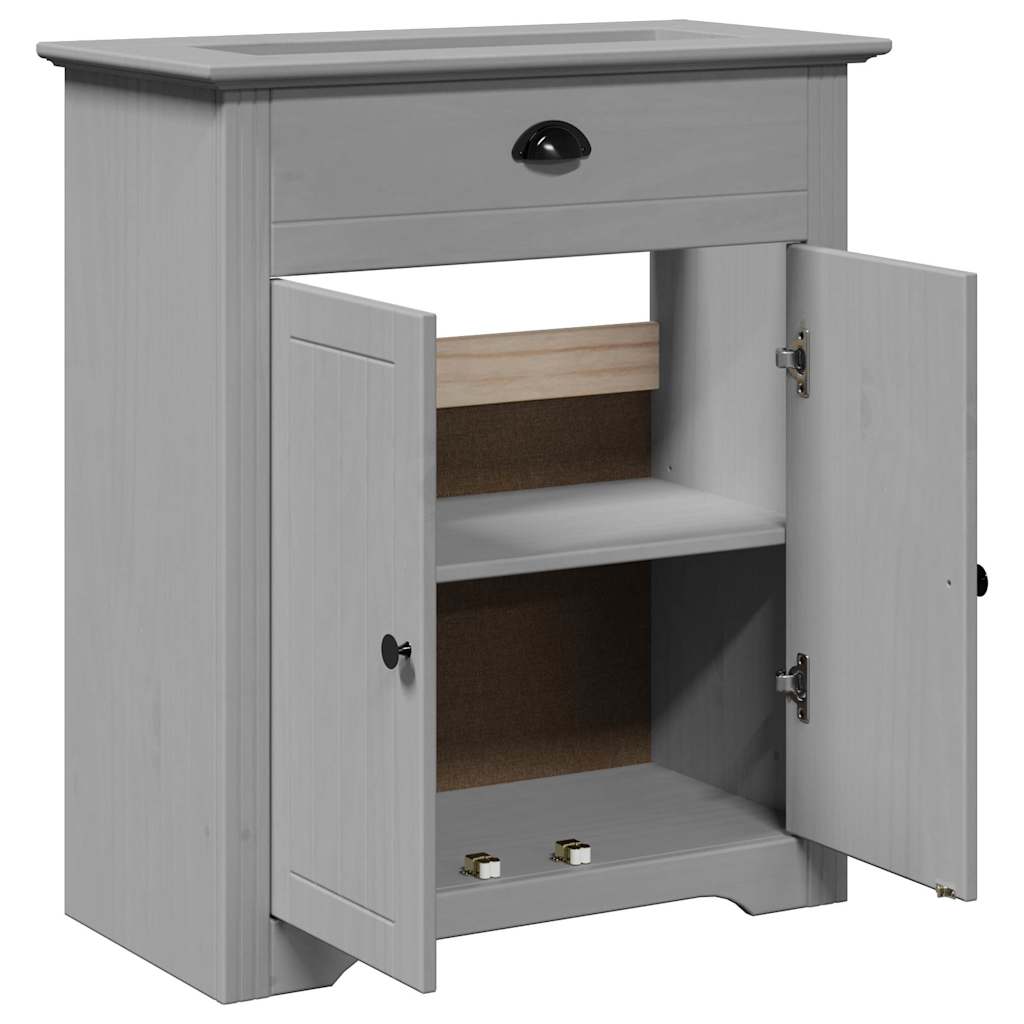 Meuble sous vasque BODO Gris 70x35x80 cm