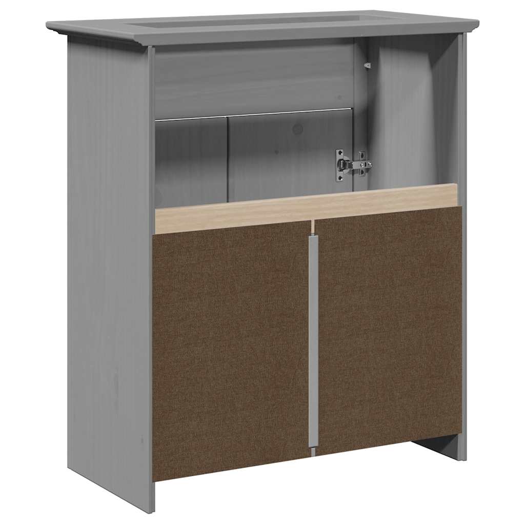 Meuble sous vasque BODO Gris 70x35x80 cm