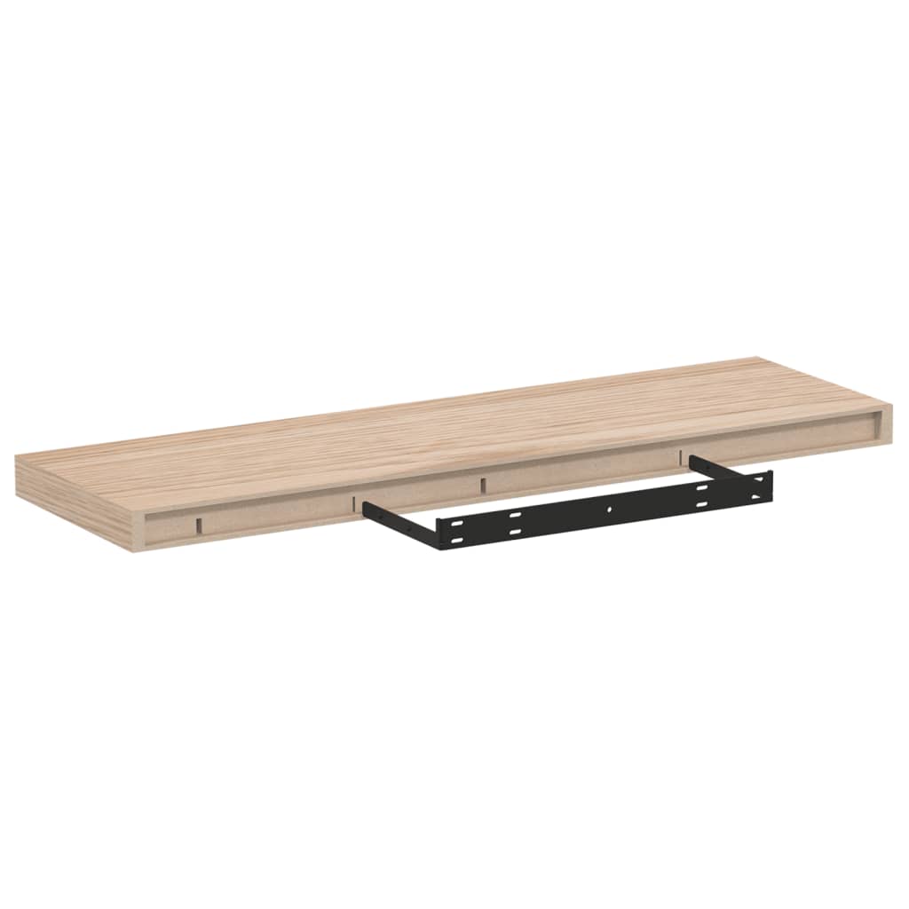 Etagères flottantes 4 pièces 80x23,5x4 cm en bois