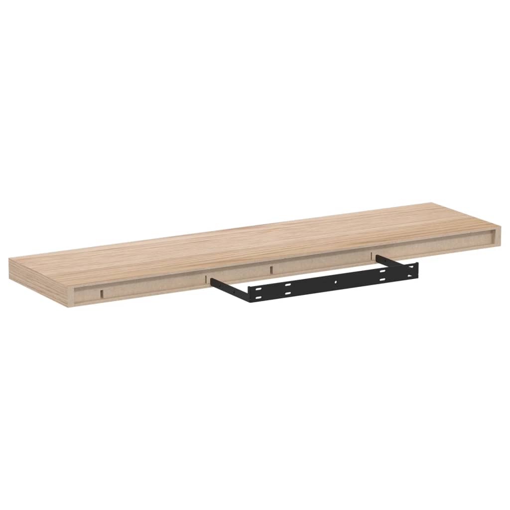 Floating shelves 4 pcs. 90x23.5x4 cm wood material