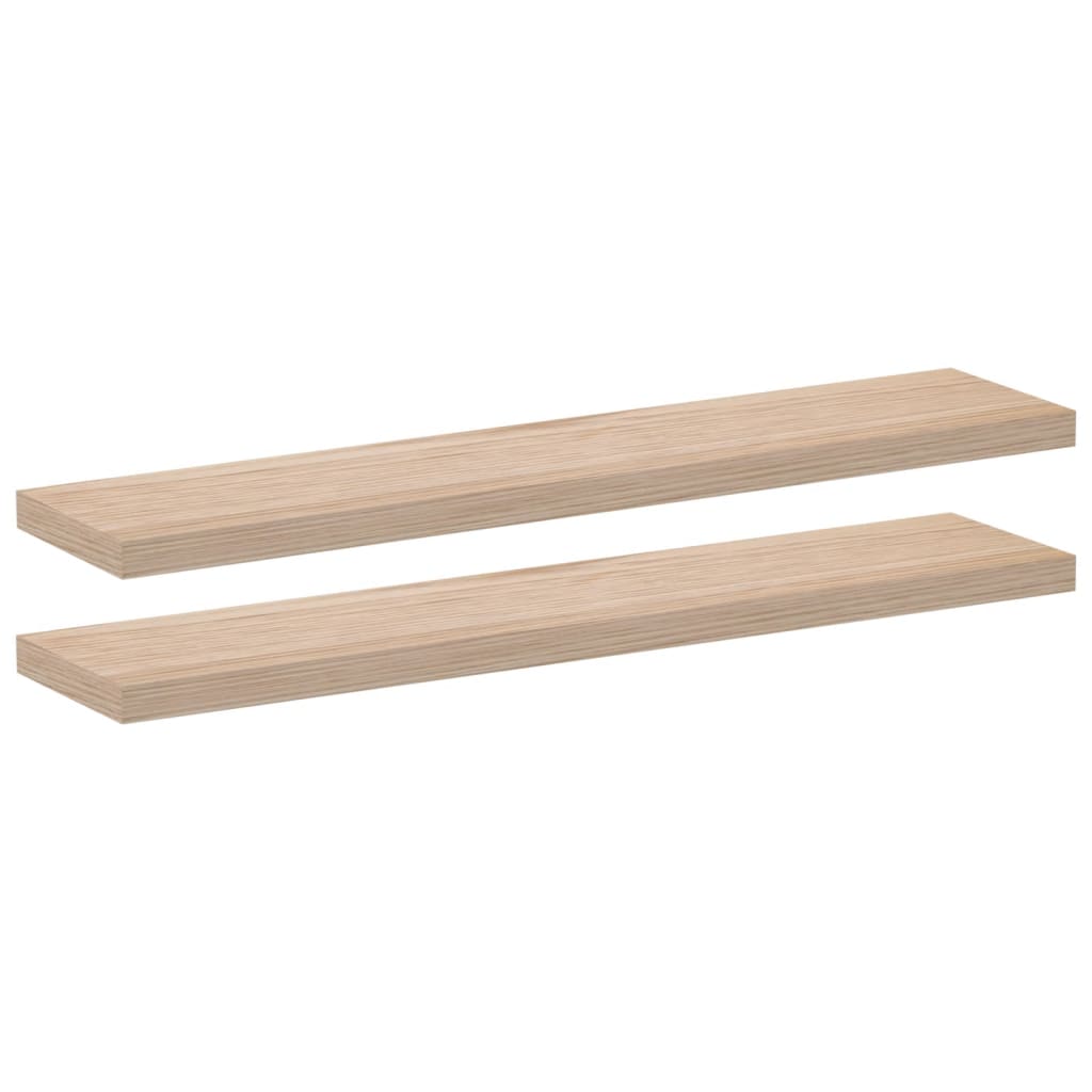 Étagères flottantes 2 pièces 110x23,5x4 cm en bois