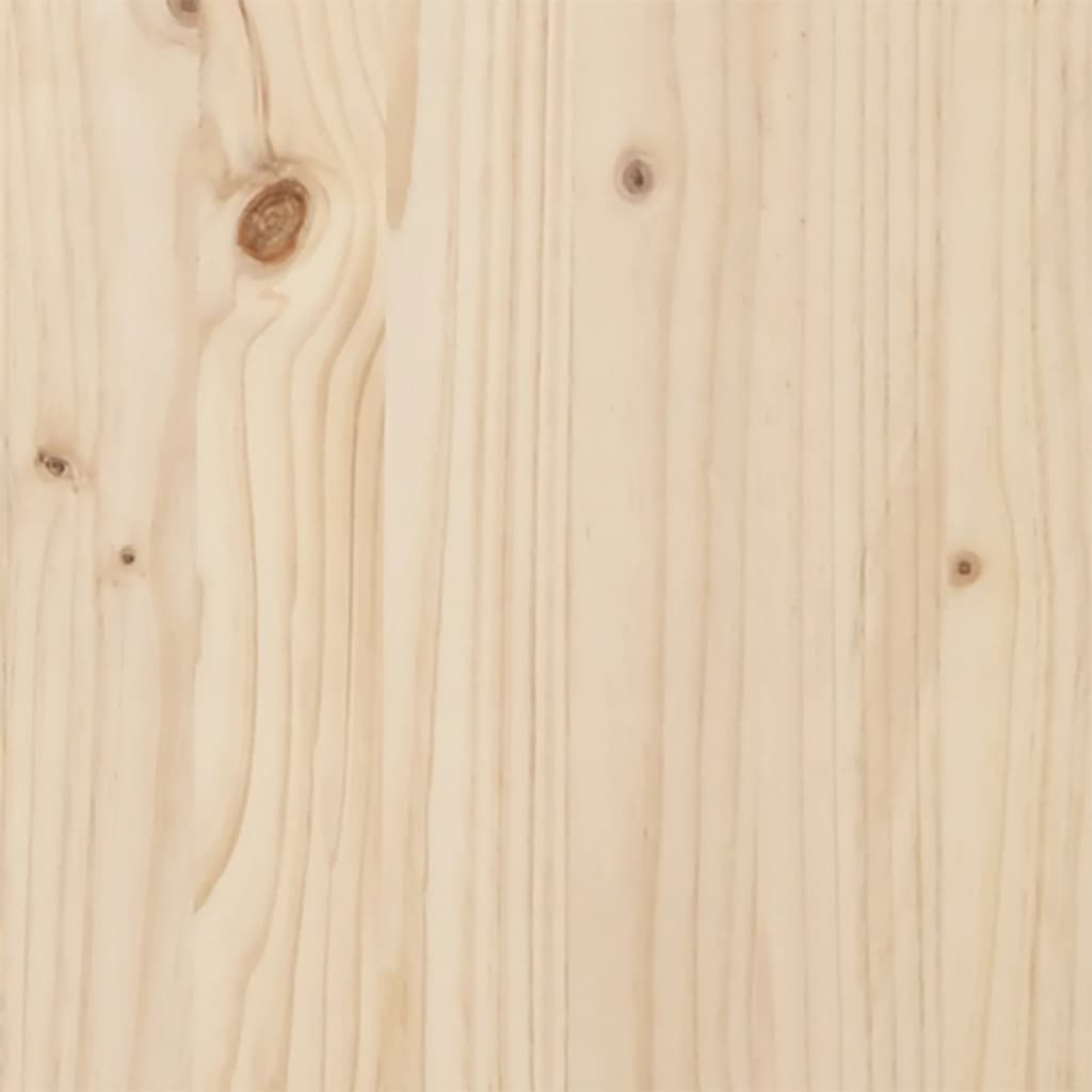 Bedside table with desk 232x112x75 cm solid pine wood