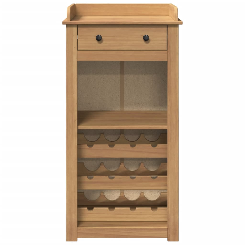 Wine cabinet Panama 57x40x111.5 cm solid pine wood