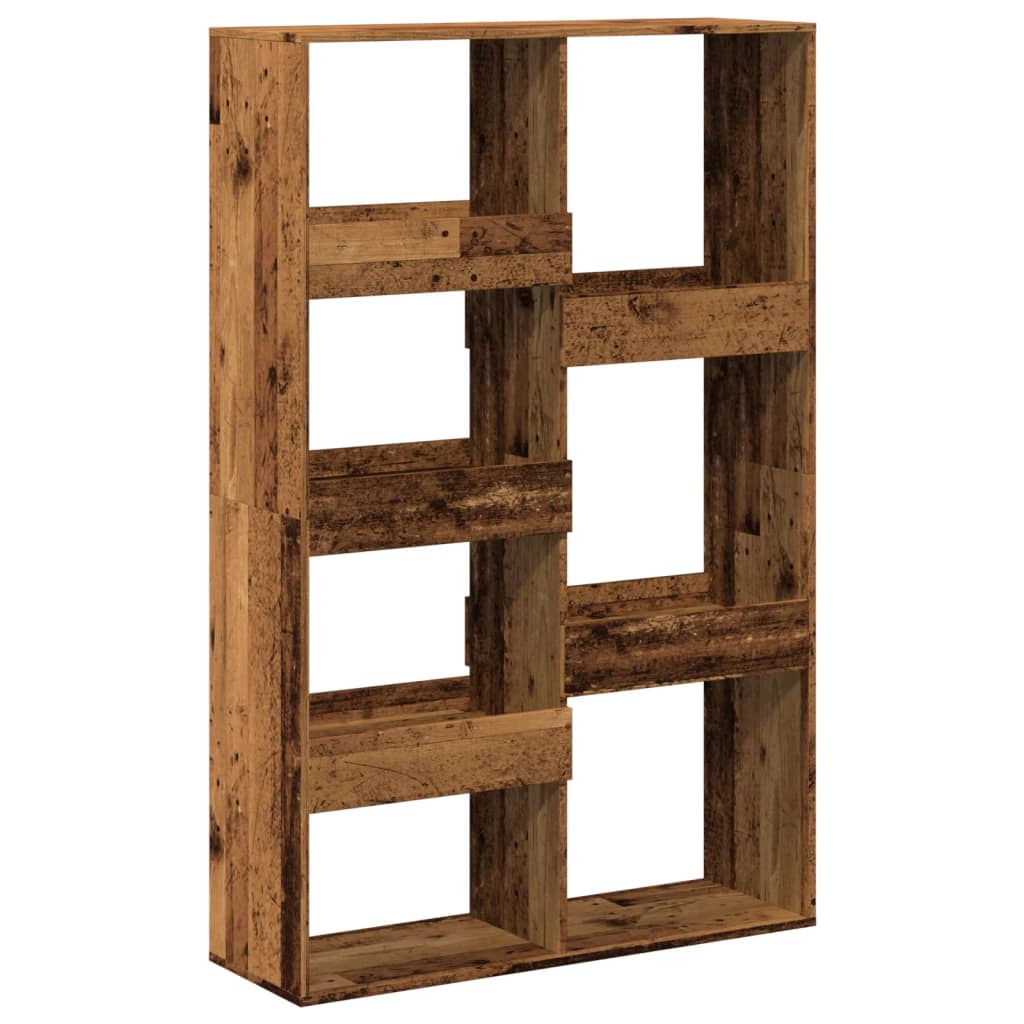 Bookshelf reclaimed wood look 100x33x155.5 cm wood-based material