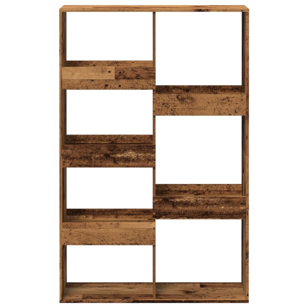 Bookshelf reclaimed wood look 100x33x155.5 cm wood-based material