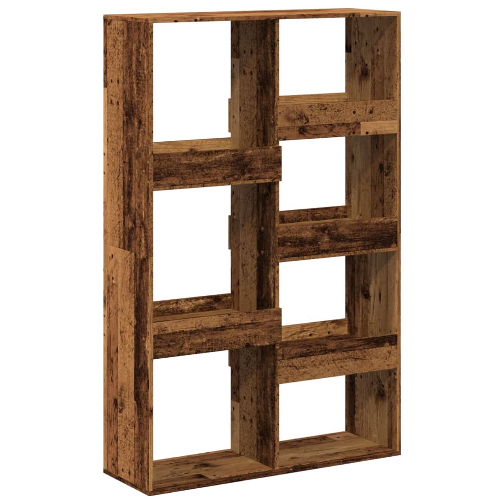 Bookshelf reclaimed wood look 100x33x155.5 cm wood-based material