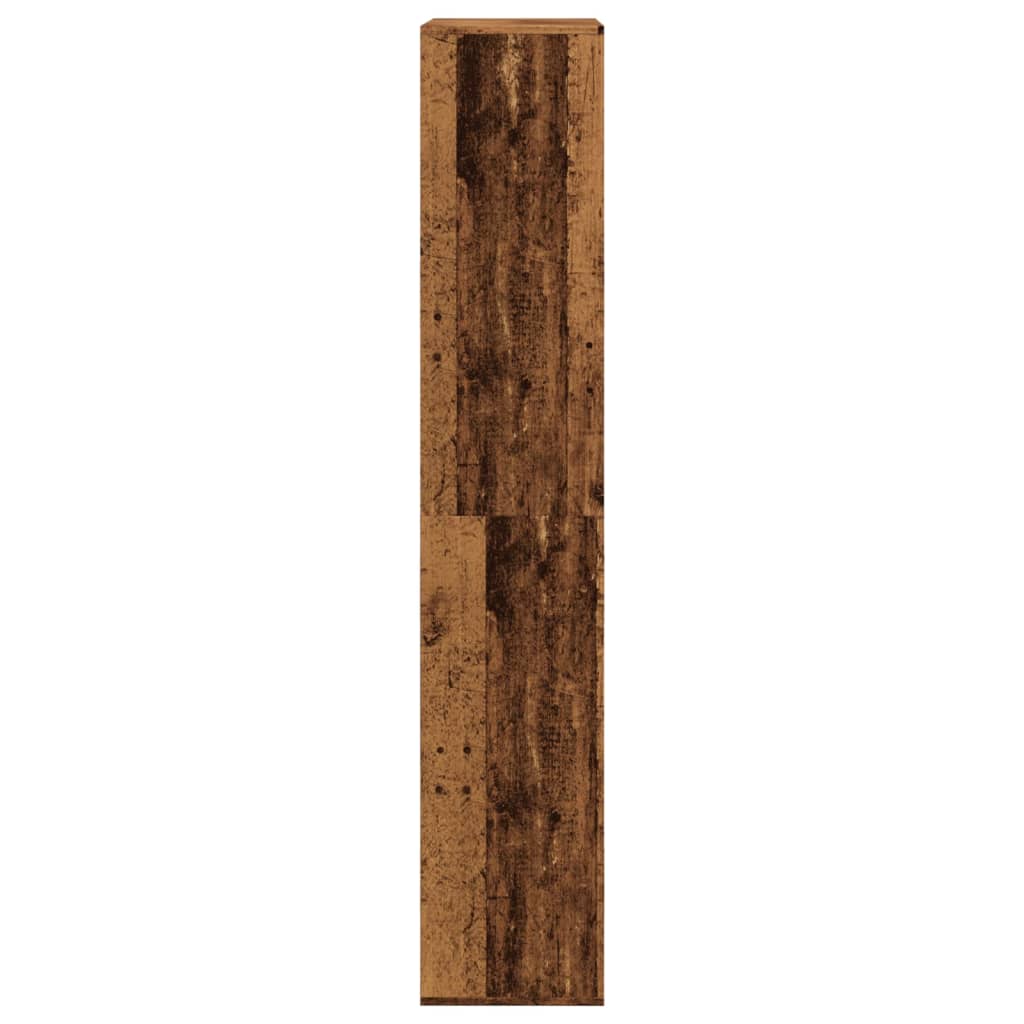 Bookshelf reclaimed wood look 100x33x175 cm wood-based material