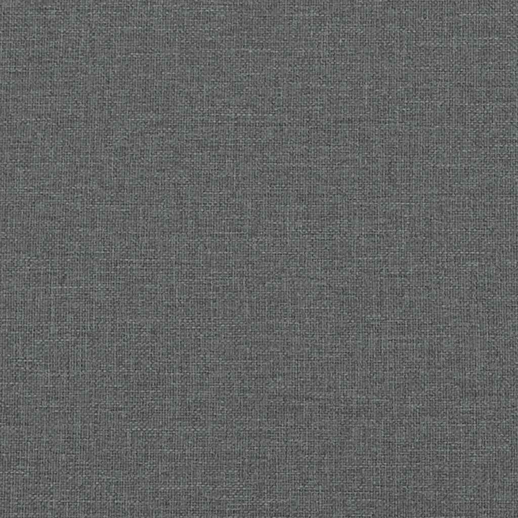 Fauteuil gris foncé 74x84x100 cm tissu