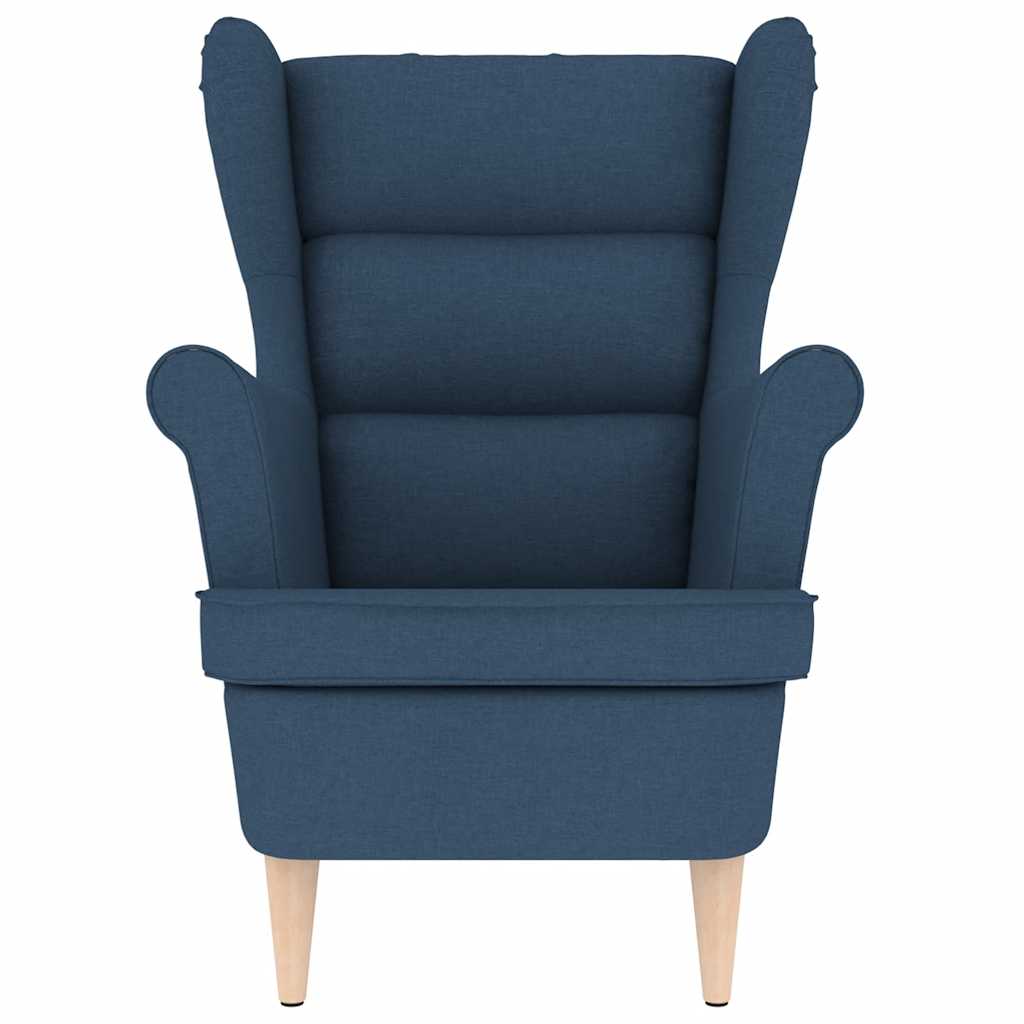 Fauteuil Bleu 74x84x100 cm tissu
