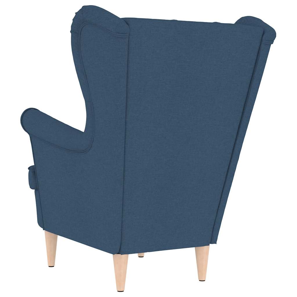 Fauteuil Bleu 74x84x100 cm tissu