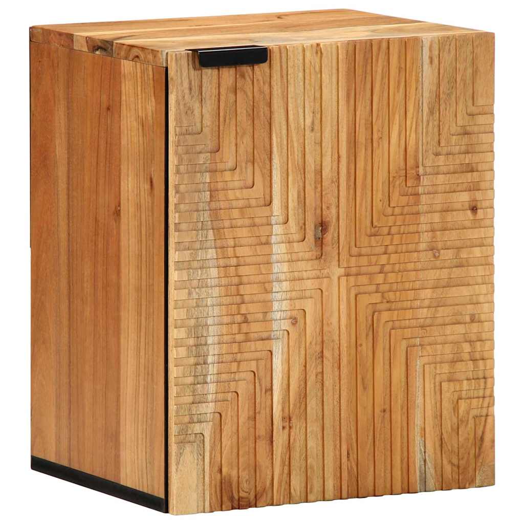 Badezimmermöbel Set mit Regal 5 pcs Braun Akazie Massivholz