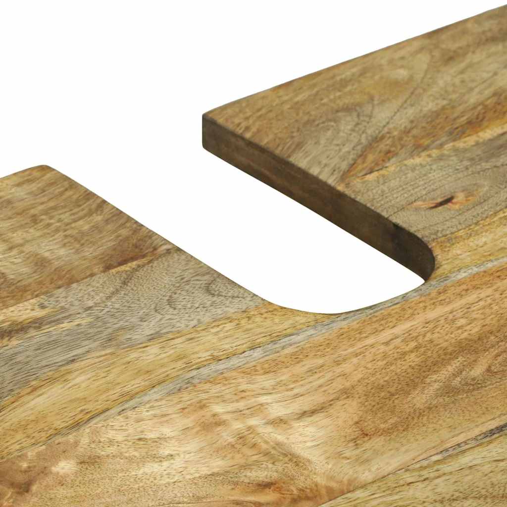Badezimmermöbel Set mit Regal 2 pcs Braun 62 x 33 x 58 cm