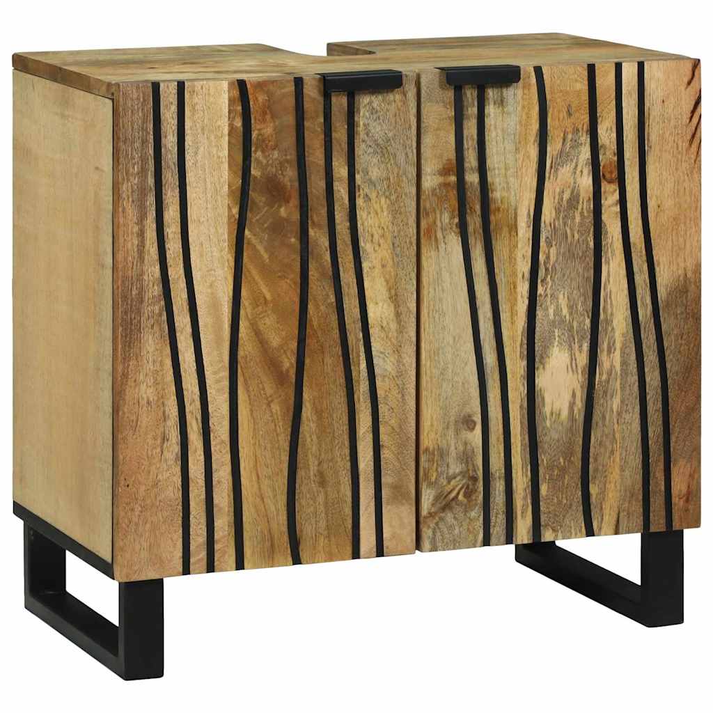 Badezimmermöbel Set mit Regal 2 pcs Braun 62 x 33 x 58 cm