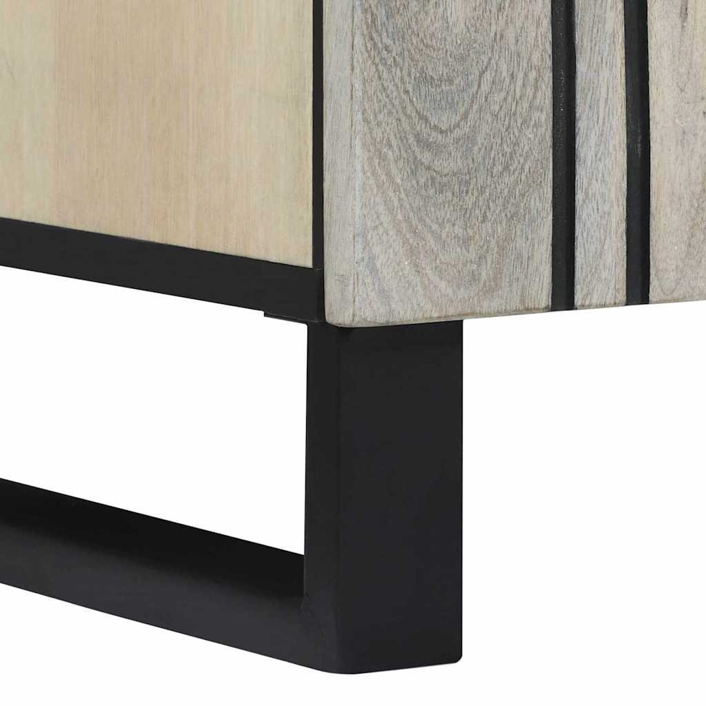 Badezimmermöbel Set mit Regal 2 pcs Weiß 62 x 33 x 58 cm