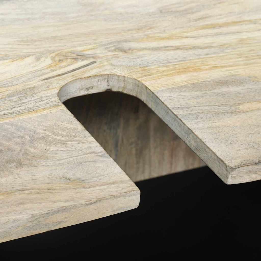 Badezimmermöbel Set mit Schubladen mit Regal 5 pcs Walnussbraun