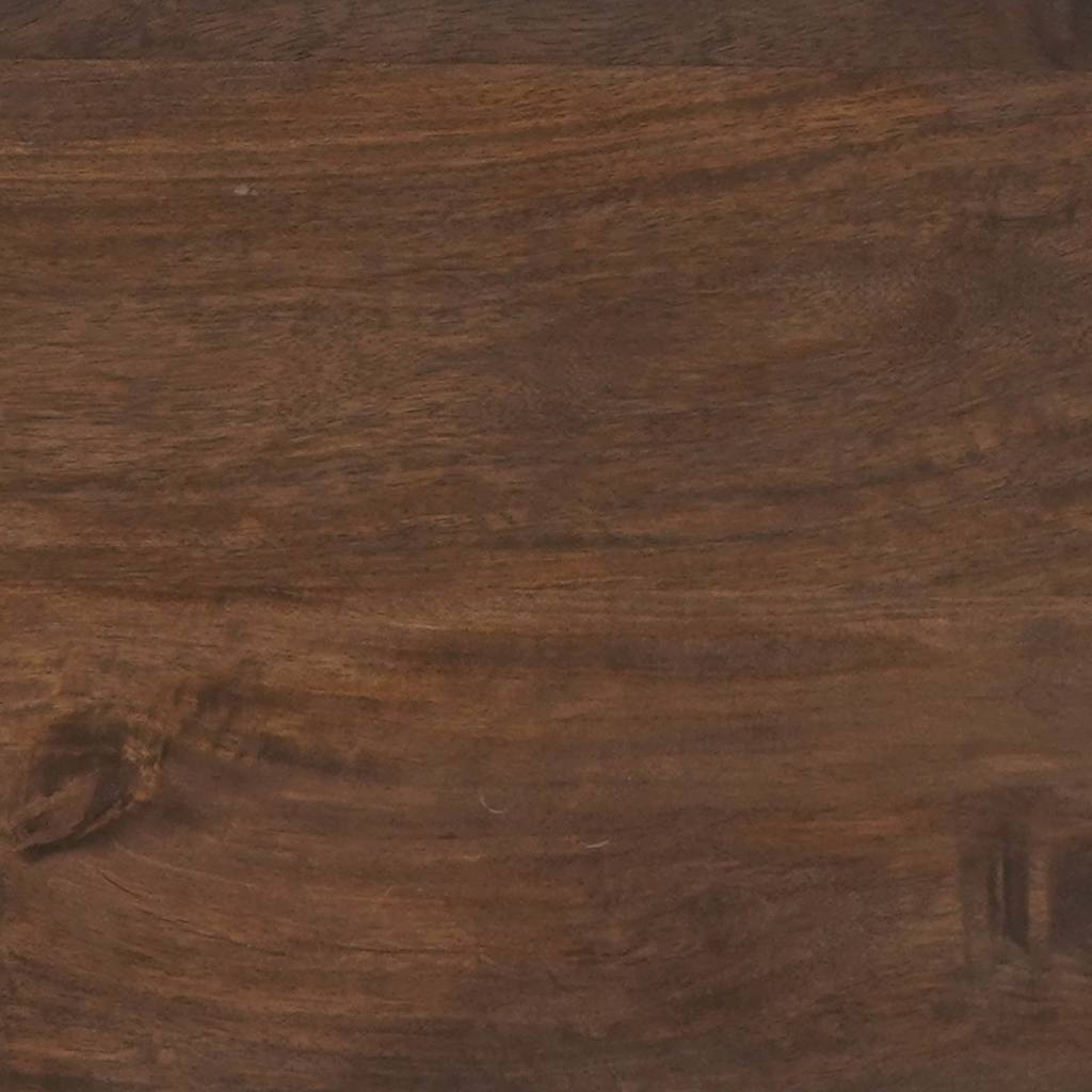 Badezimmermöbel Set mit Regal 3 pcs Braun Massives Mango-Holz