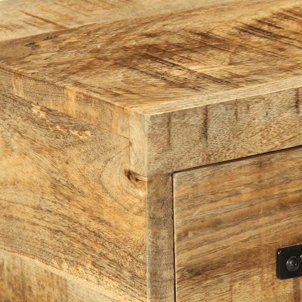 Meuble TV mural 60x30x19 cm Bois de manguier brut