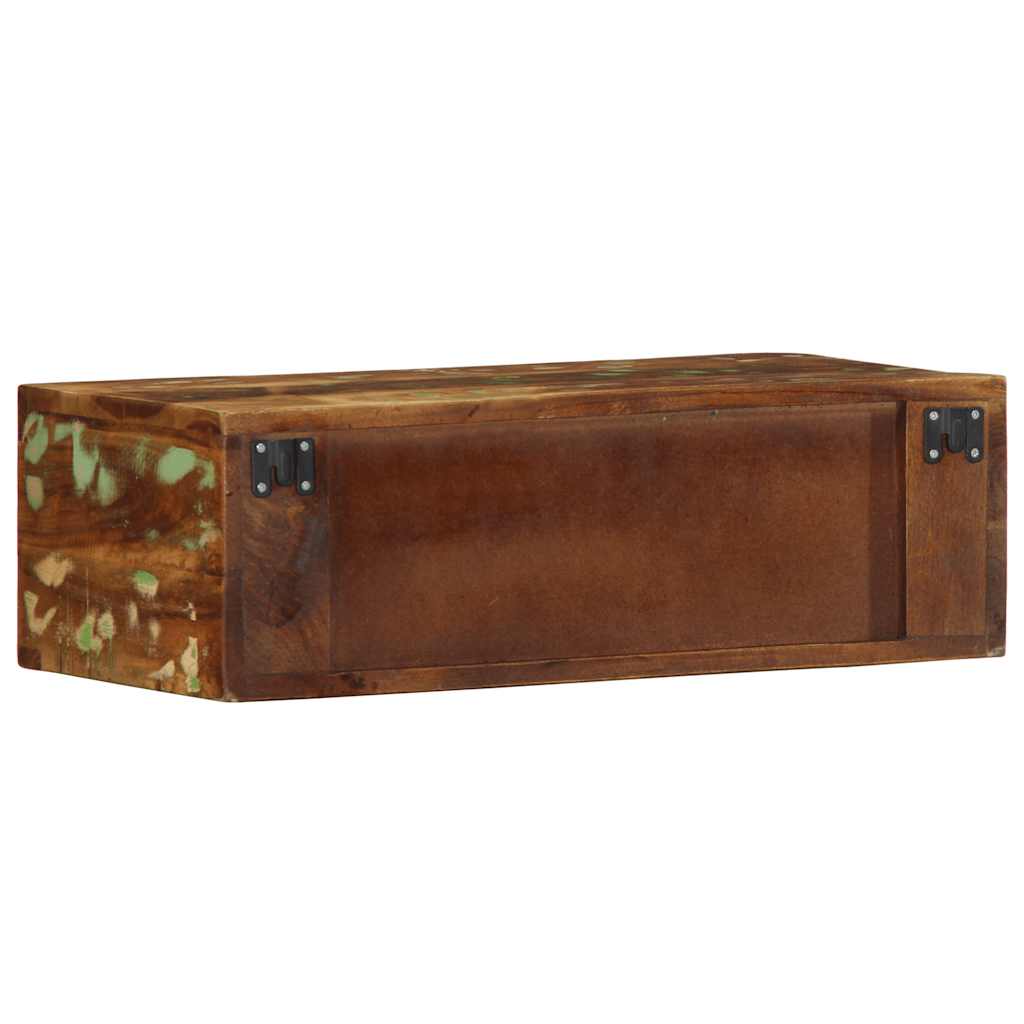 TV wall cabinet 60x30x19 cm solid reclaimed wood
