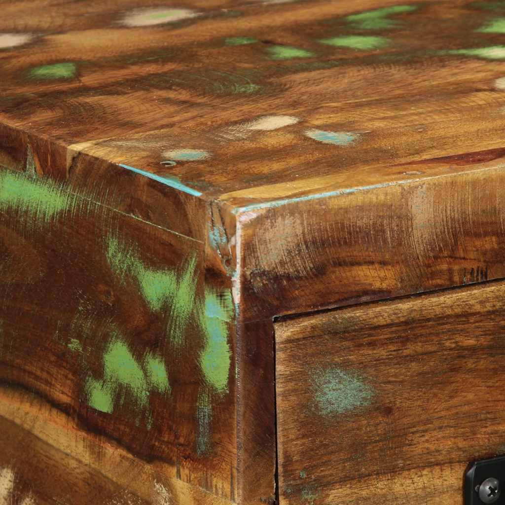 TV wall cabinet 60x30x19 cm solid reclaimed wood