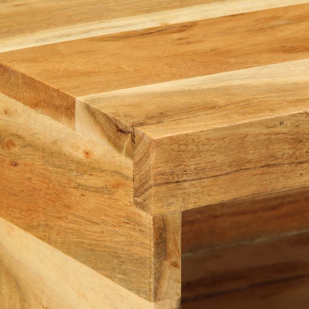 Meuble TV mural 40x30x19 cm en bois d'acacia massif