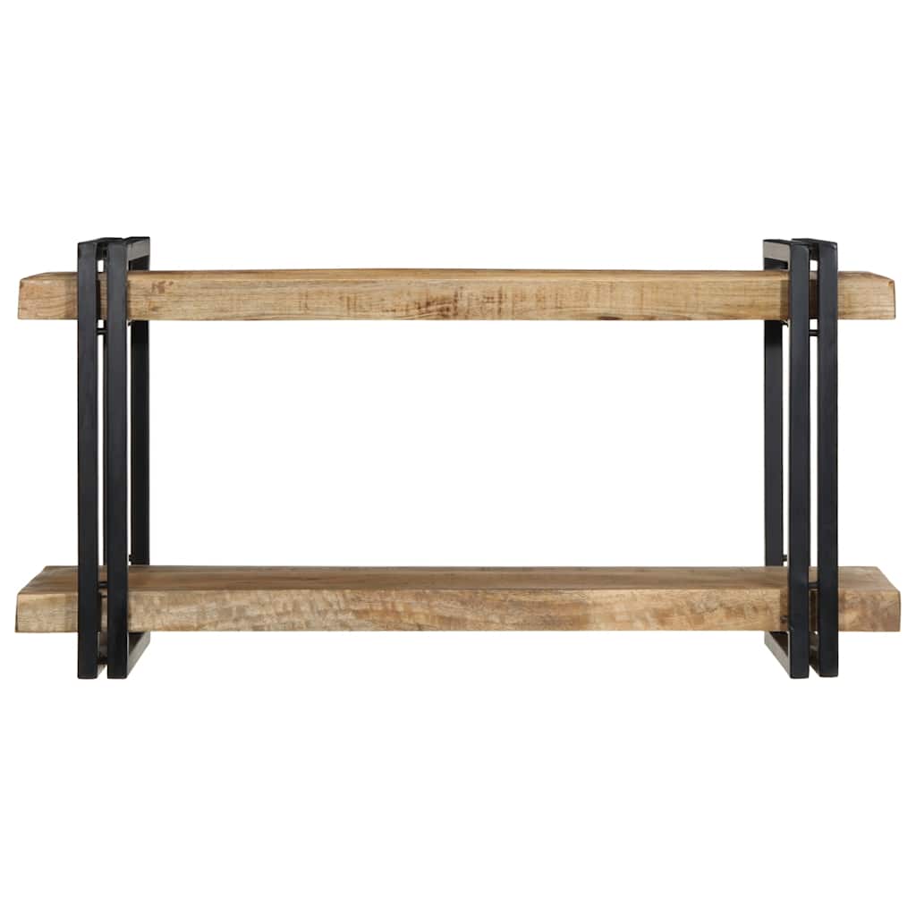 Wall shelf 90x33x45 cm rough solid mango wood