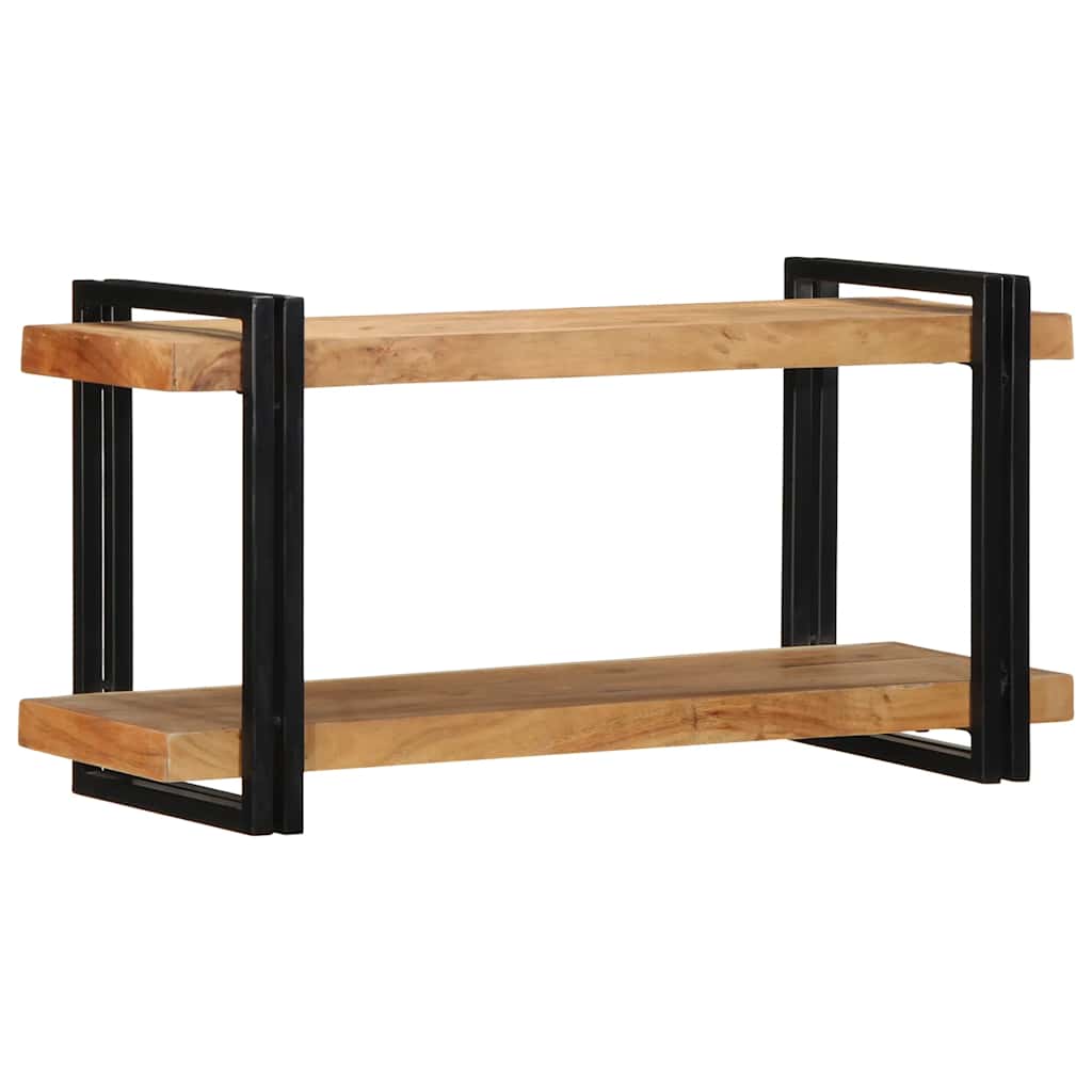 Wall shelf 90x33x45 cm solid acacia wood