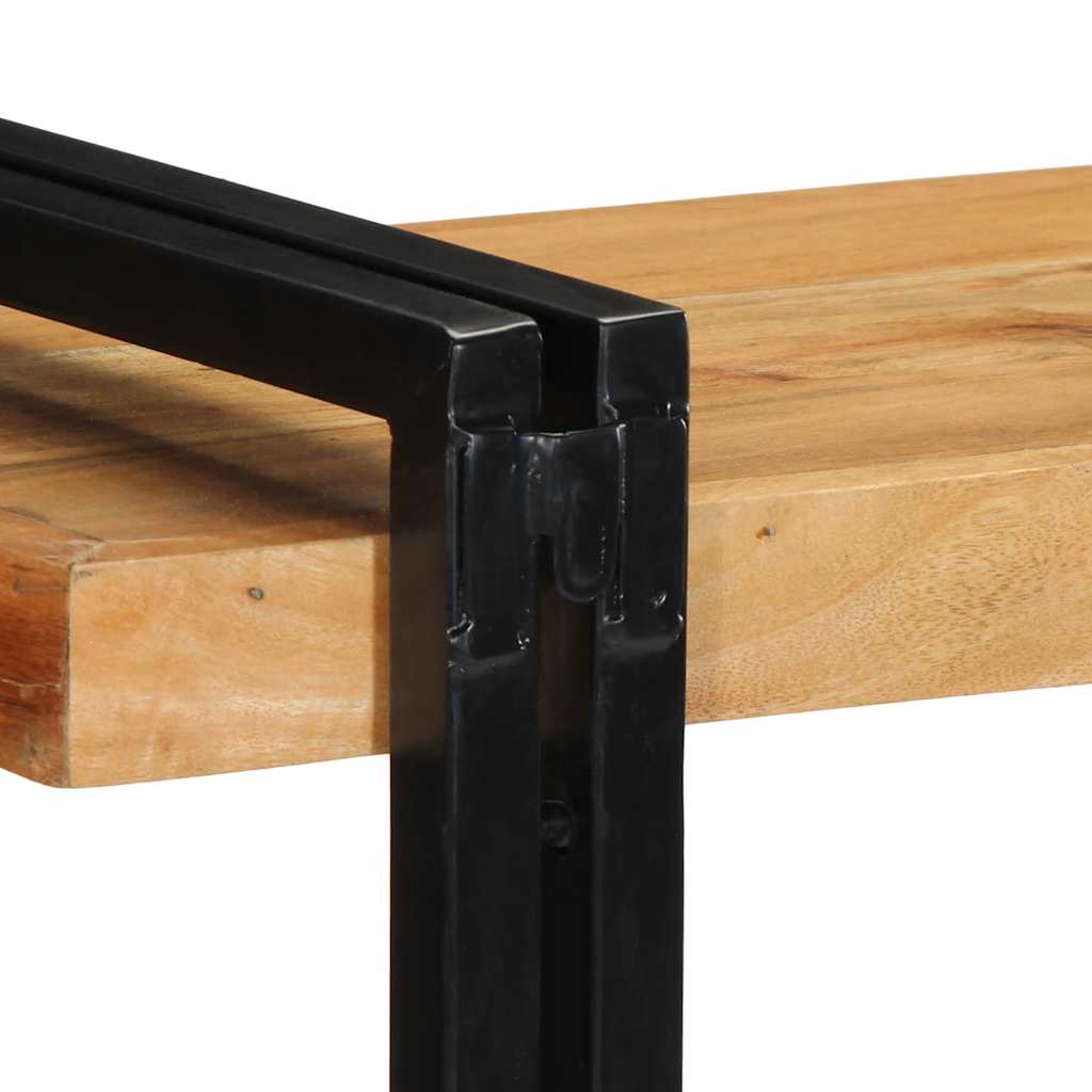 Wall shelf 90x33x45 cm solid acacia wood