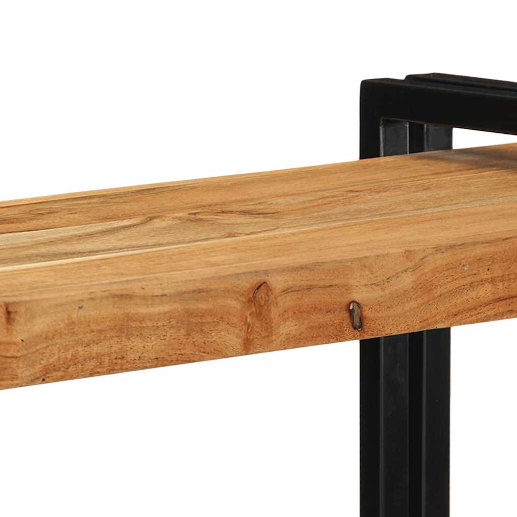 Wall shelf 90x33x45 cm solid acacia wood