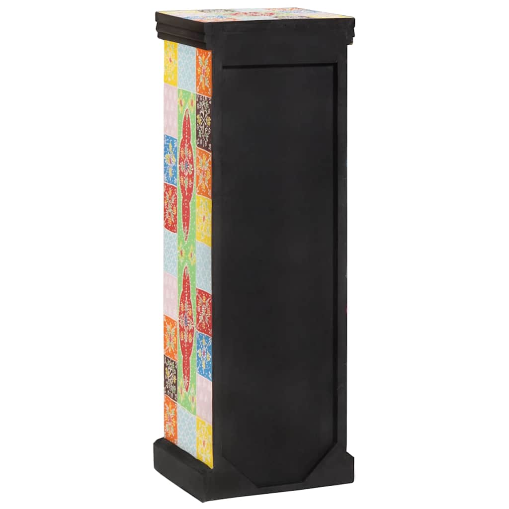 Kommode mit Regal Mehrfarbig 30 x 30 x 90 cm Massivholz Mango