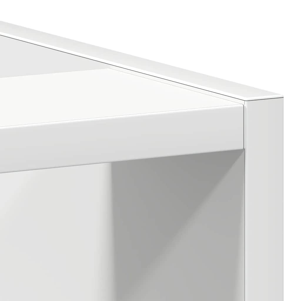Meuble bas Riga Blanc 20x44,5x81,5 cm en matériau à base de bois