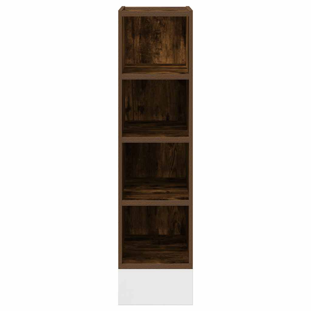 Meuble bas Riga chêne fumé 20x44,5x81,5 cm matériau bois