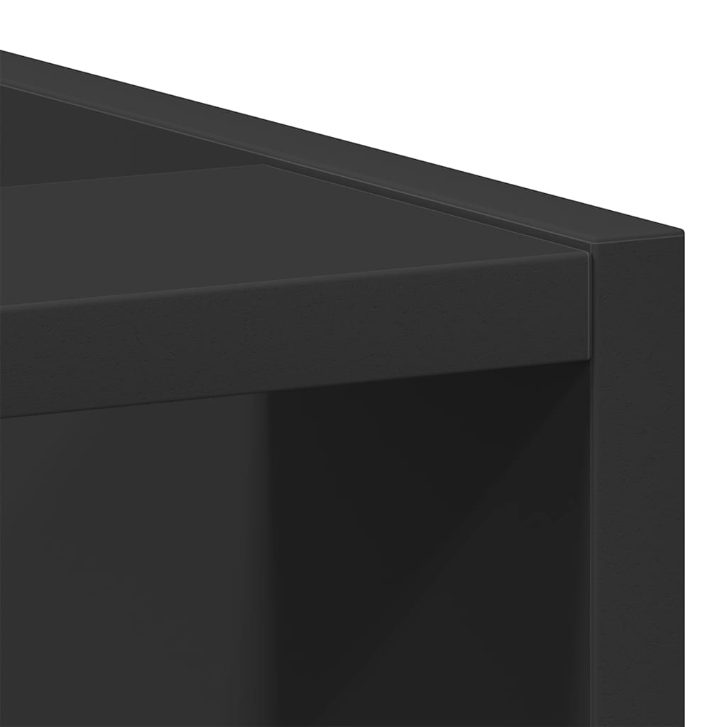 Meuble bas Riga Noir 30x44,5x81,5 cm matériau à base de bois