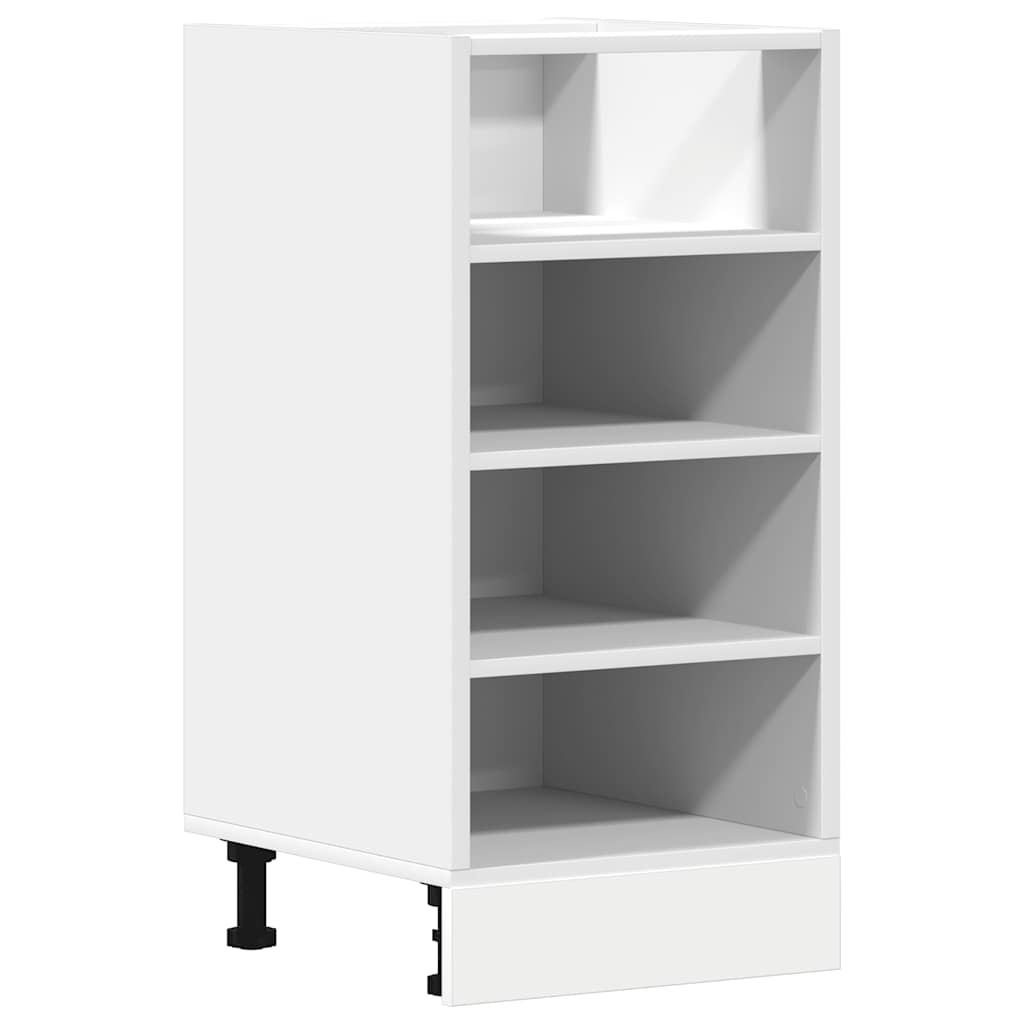 Meuble bas Riga Blanc 40x44,5x81,5 cm en matériau à base de bois