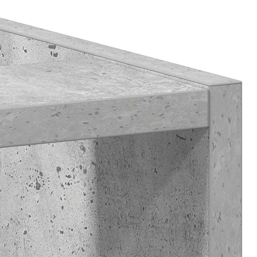 Meuble bas Riga gris béton 40x44,5x81,5 cm matériau bois
