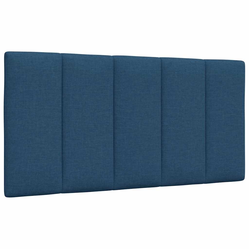 Bett mit Matratze "Hanko" Blau 100x200 cm Stoff