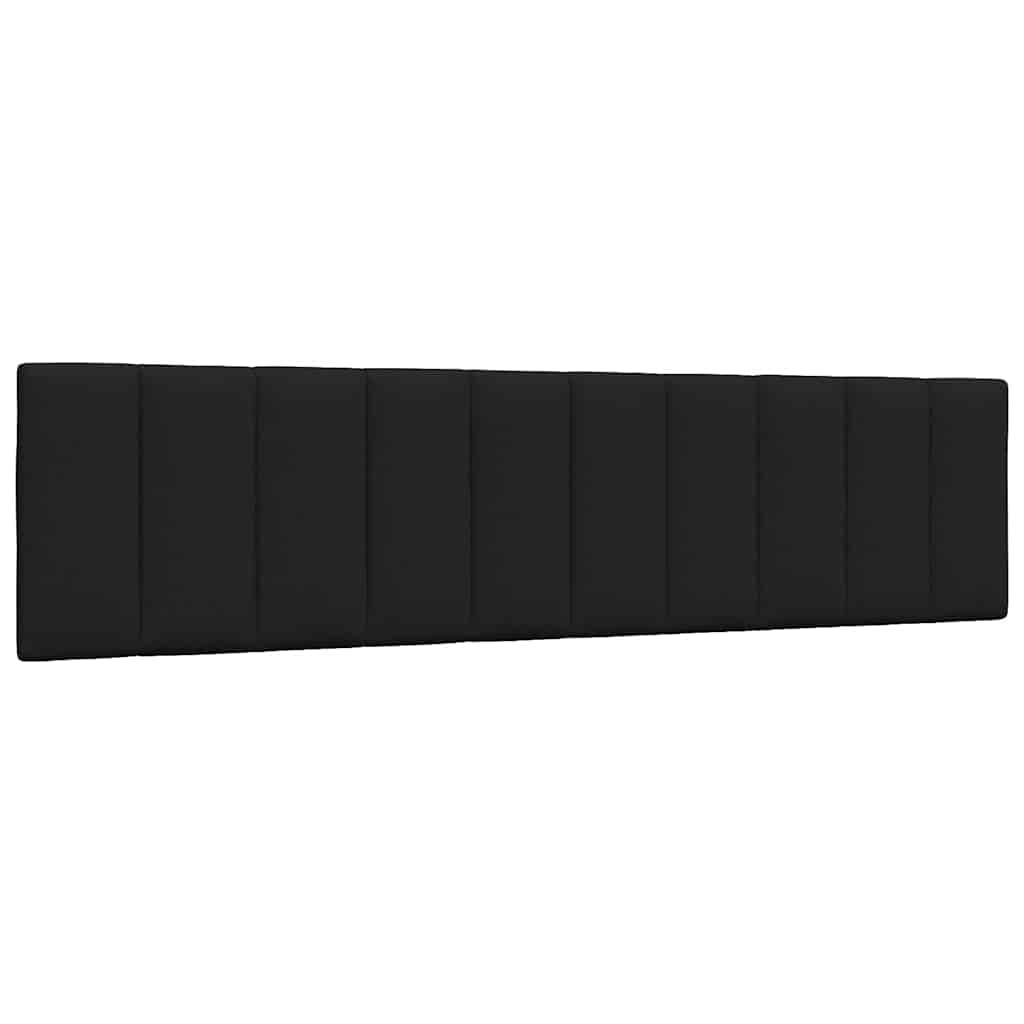 Bett mit Matratze "Hanko" Schwarz 200x200 cm Stoff