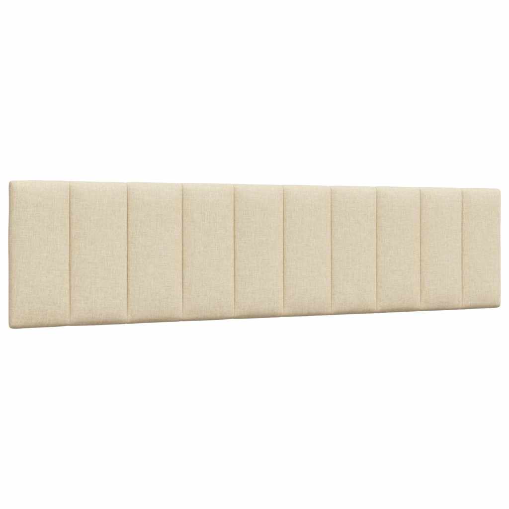 Bett mit Matratze "Hanko" Creme 200x200 cm Stoff