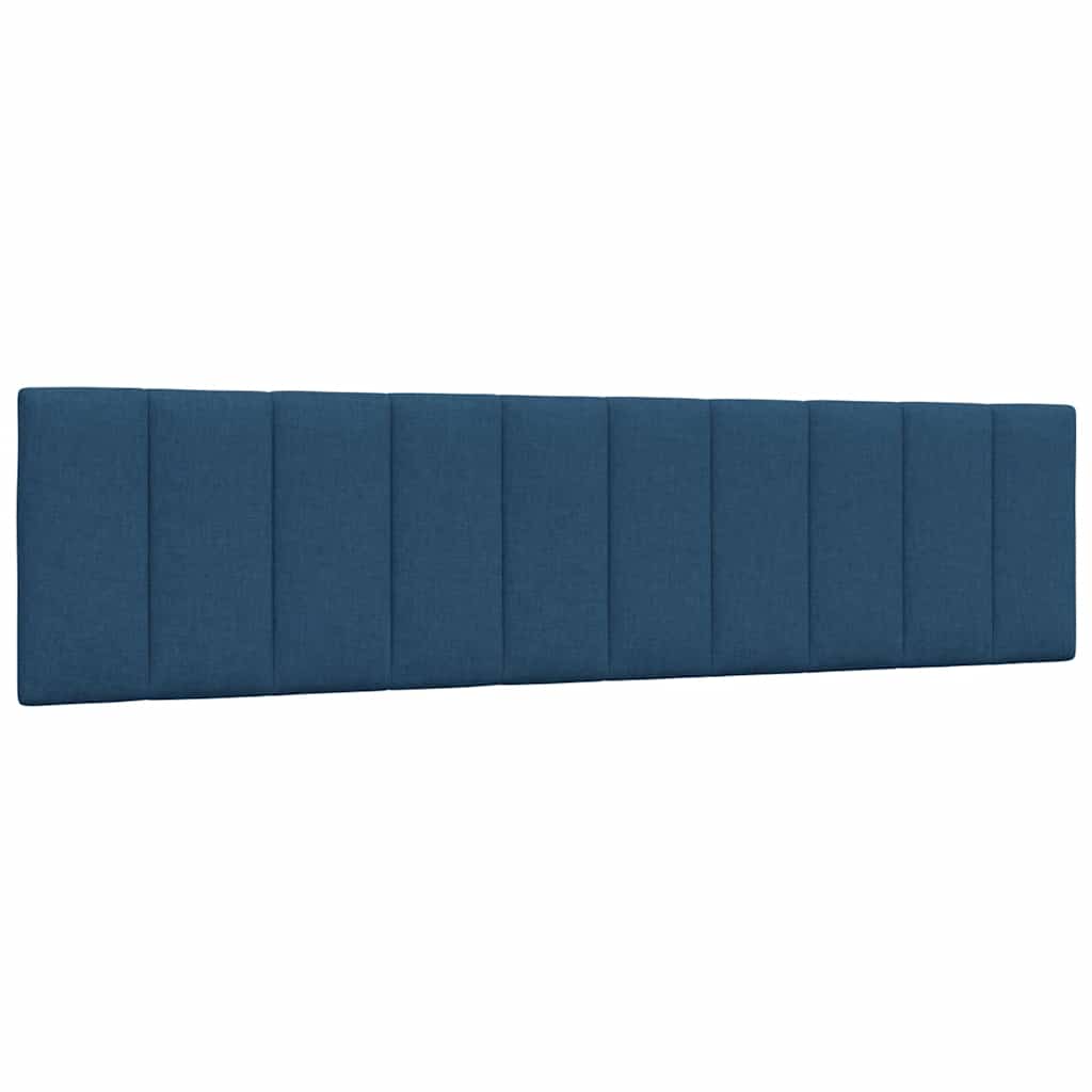 Bett mit Matratze "Hanko" Blau 200x200 cm Stoff