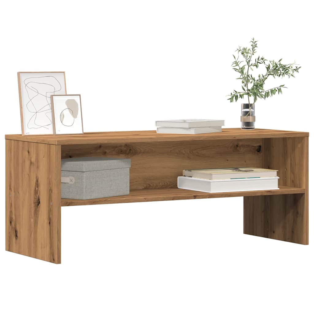 TV shelf Artisan oak 100x40x40 cm wood material