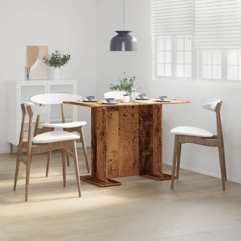 Dining table old wood look 110x60x75 cm wood material