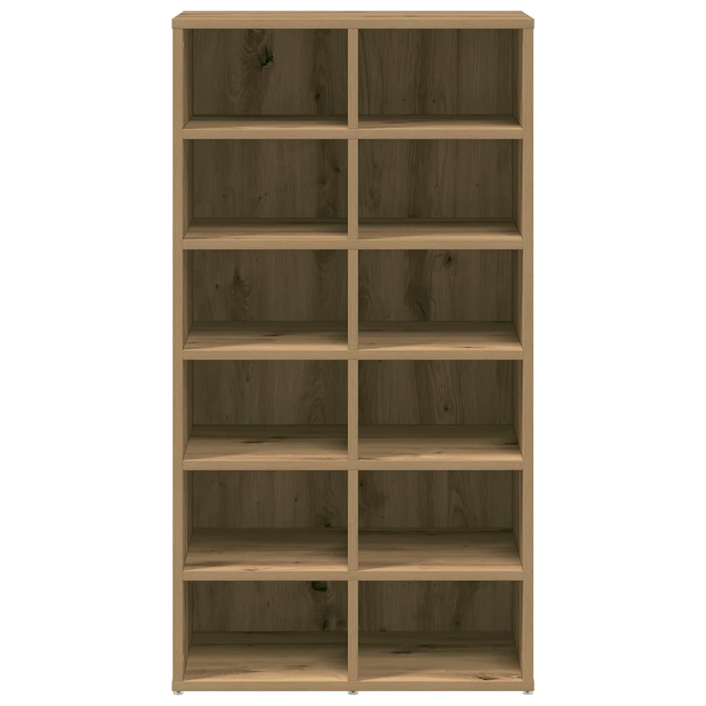 Étagère à chaussures Artisan en chêne 54x34x100,5 cm matériau bois