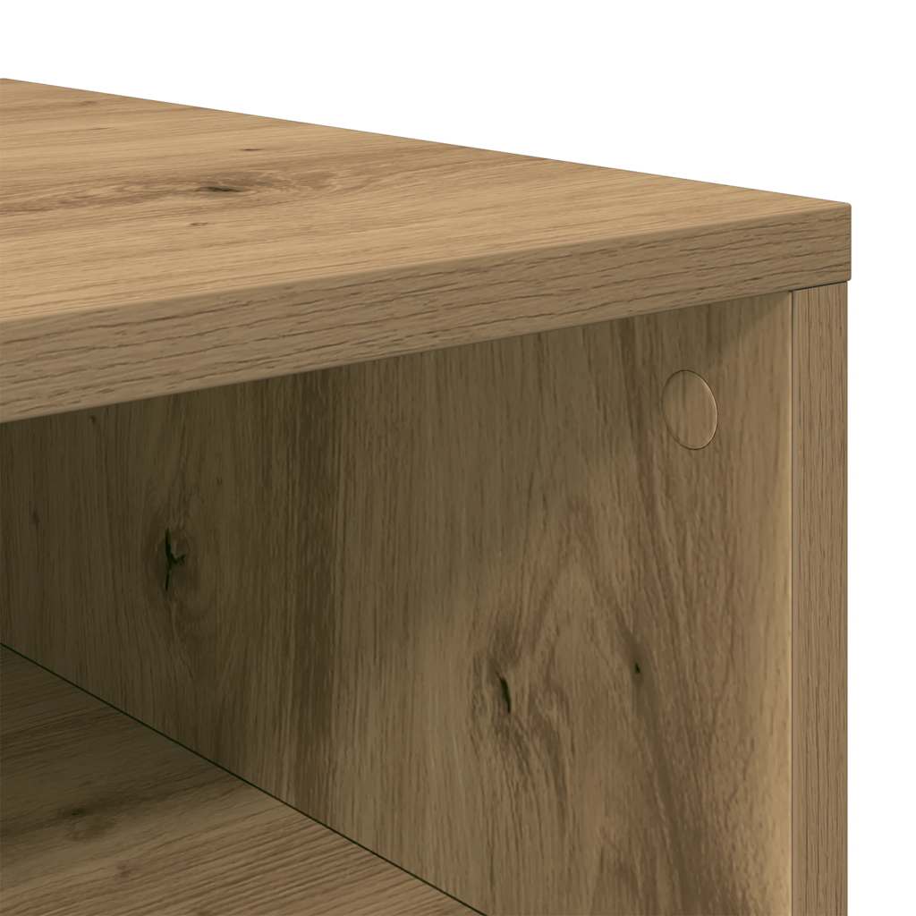 Étagère à chaussures Artisan en chêne 54x34x100,5 cm matériau bois